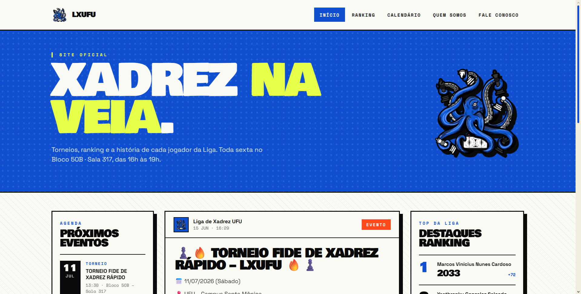 Website da LXUFU